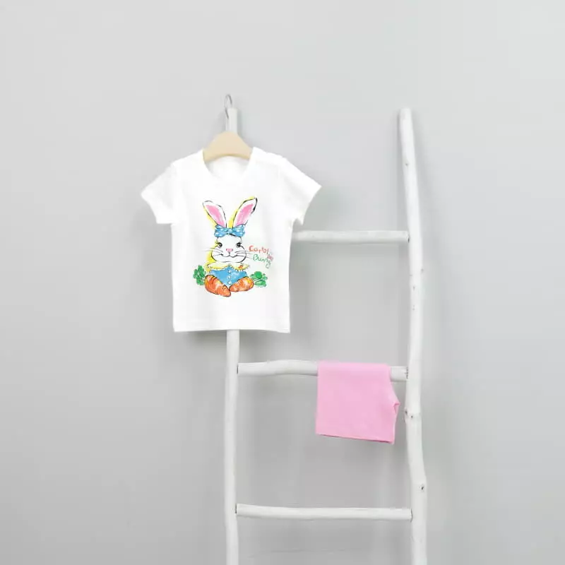 Mellis - Korean Children Fashion - #littlefashionista - Carrot Bunny Sluv Cotton Modal