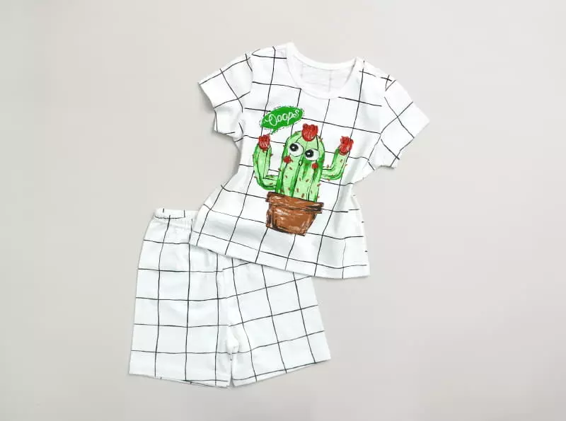Mellis - Korean Children Fashion - #magicofchildhood - Check Sluv Cotton Modal - 3