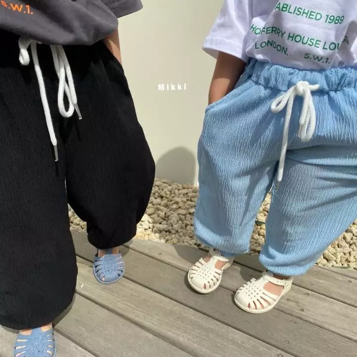 Mikki - Korean Children Fashion - #kidsstore - Summer Wrinkle Pants - 2
