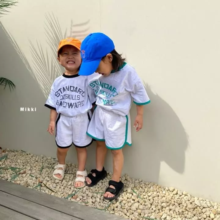 Mikki - Korean Children Fashion - #minifashionista - Standard Top Bottom Set - 2