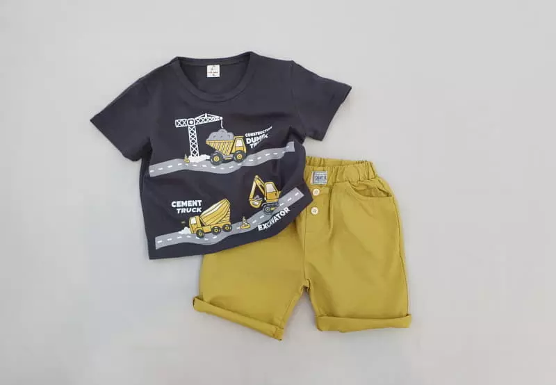 Milk Bebe - Korean Children Fashion - #Kfashion4kids - Construction Site Tee - 5