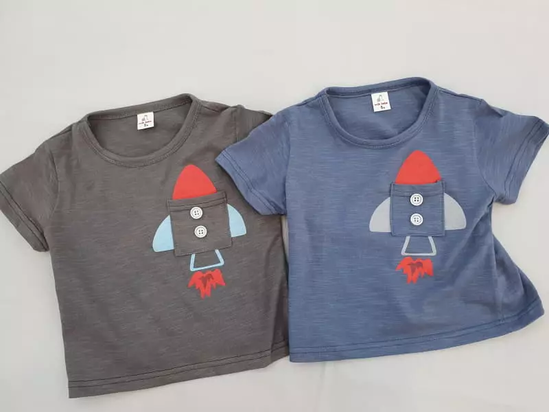 Milk Bebe - Korean Children Fashion - #Kfashion4kids - Rocket Tee