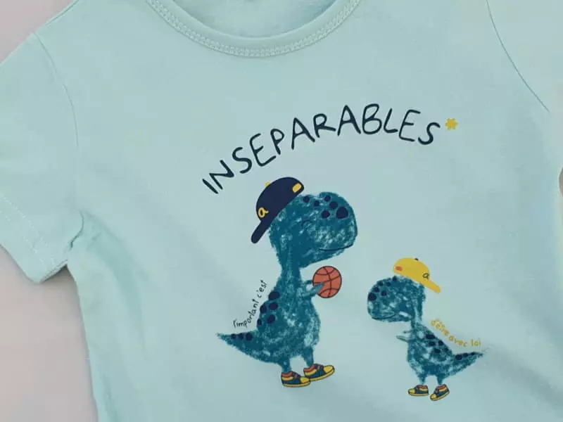 Milk Bebe - Korean Children Fashion - #childofig - Basket Ball Dino Tee - 5