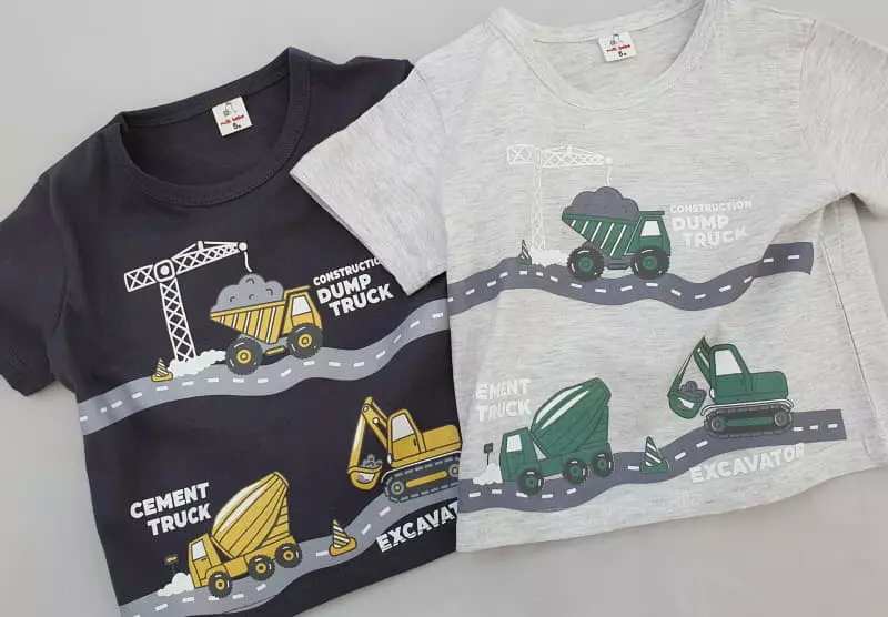 Milk Bebe - Korean Children Fashion - #fashionkids - Construction Site Tee