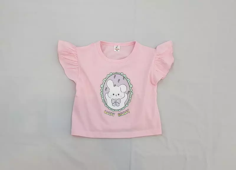Milk Bebe - Korean Children Fashion - #kidsshorts - Lucky Barbie Tee - 3