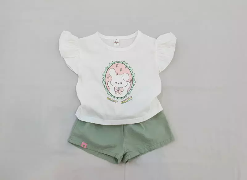 Milk Bebe - Korean Children Fashion - #kidsshorts - Lucky Barbie Tee - 4