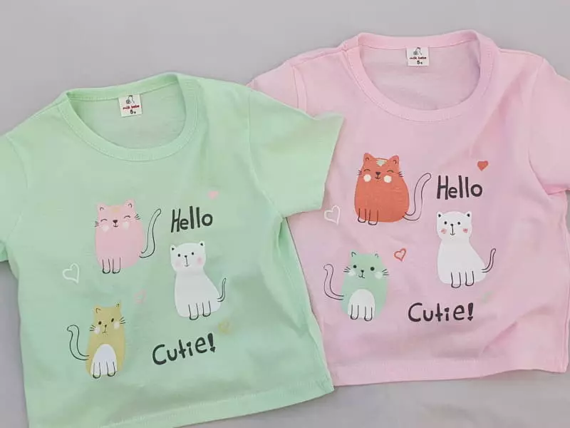 Milk Bebe - Korean Children Fashion - #kidsstore - Three Kitty Tee