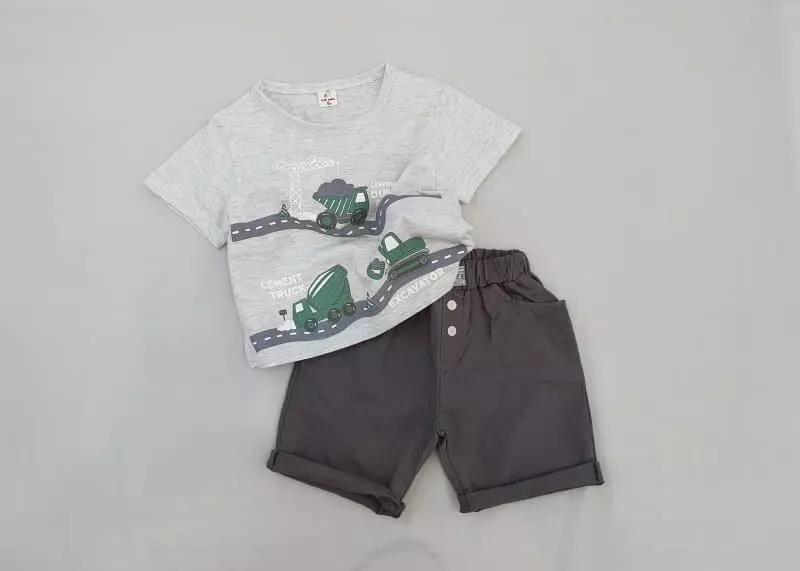 Milk Bebe - Korean Children Fashion - #kidsstore - Construction Site Tee - 4