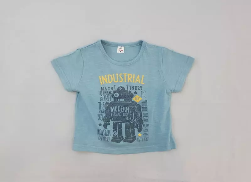Milk Bebe - Korean Children Fashion - #littlefashionista - Morden Robbot Tee - 3