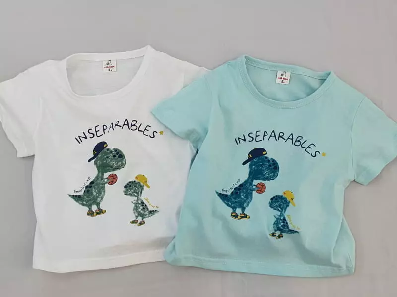 Milk Bebe - Korean Children Fashion - #magicofchildhood - Basket Ball Dino Tee