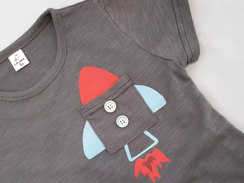 Milk Bebe - Korean Children Fashion - #magicofchildhood - Rocket Tee - 3