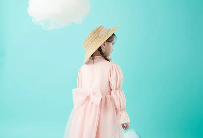 Minipalette - Korean Children Fashion - #magicofchildhood - Peach Lace One-piece - 10