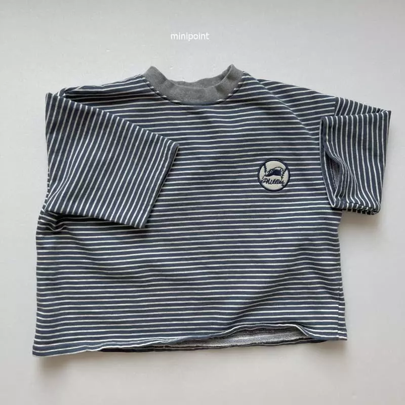 Minipoint - Korean Children Fashion - #Kfashion4kids - Loose Wapen Sweatshirt - 2