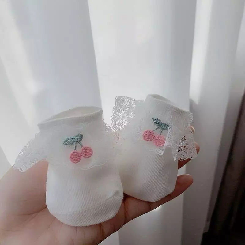 Miso - Korean Baby Fashion - #babyboutique - Very Lace Socks - 11