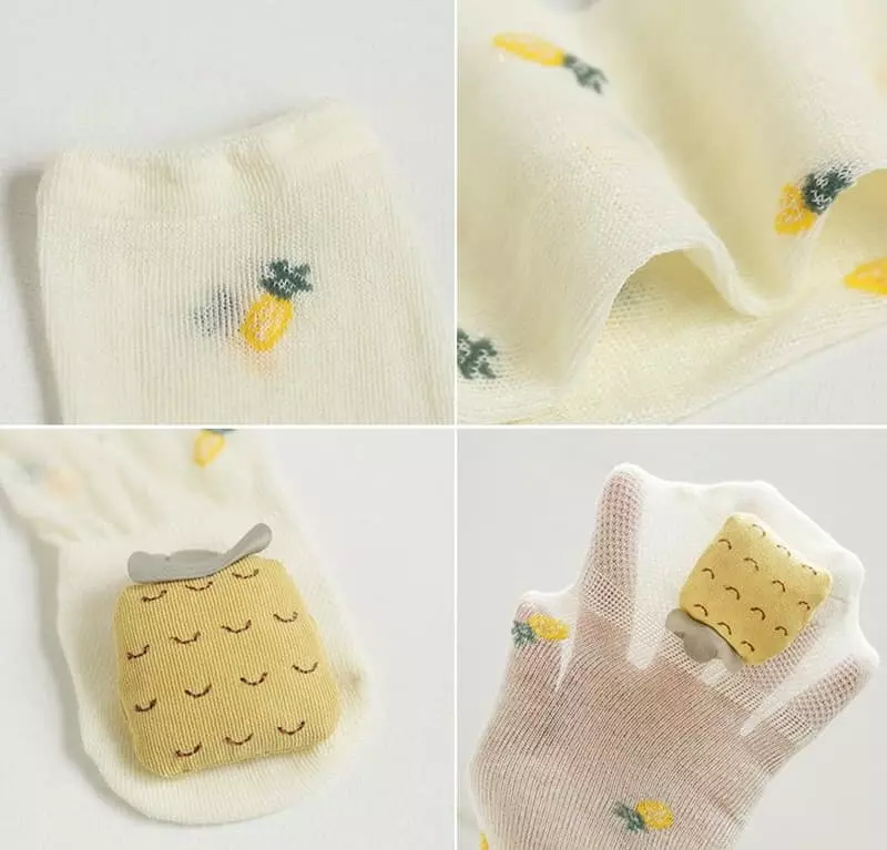 Miso - Korean Baby Fashion - #babygirlfashion - Fruit Mesh Tights - 12