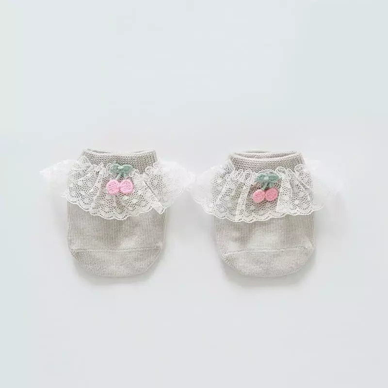 Miso - Korean Baby Fashion - #babyoutfit - Very Lace Socks - 5