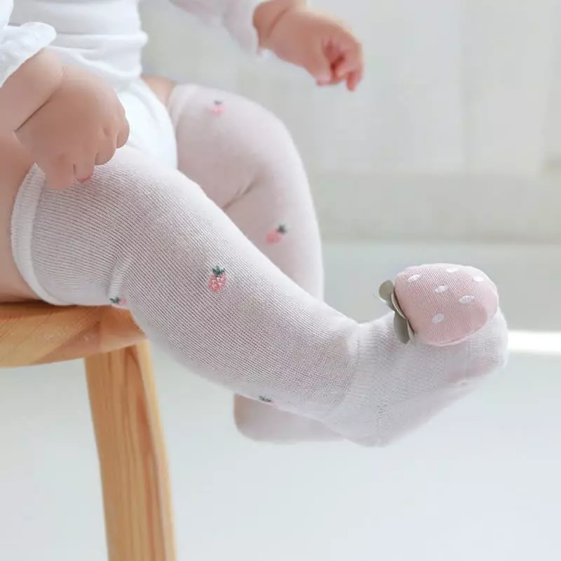 Miso - Korean Baby Fashion - #babyoutfit - Fruit Mesh Tights