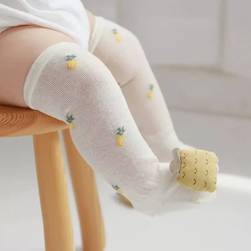 Miso - Korean Baby Fashion - #babyoutfit - Fruit Mesh Tights - 2