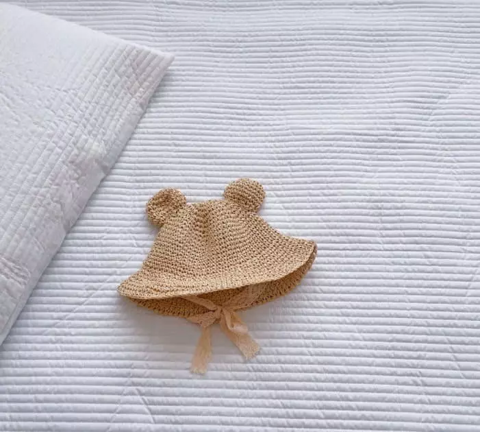 Miso - Korean Children Fashion - #Kfashion4kids - Bear Straw Hat - 2