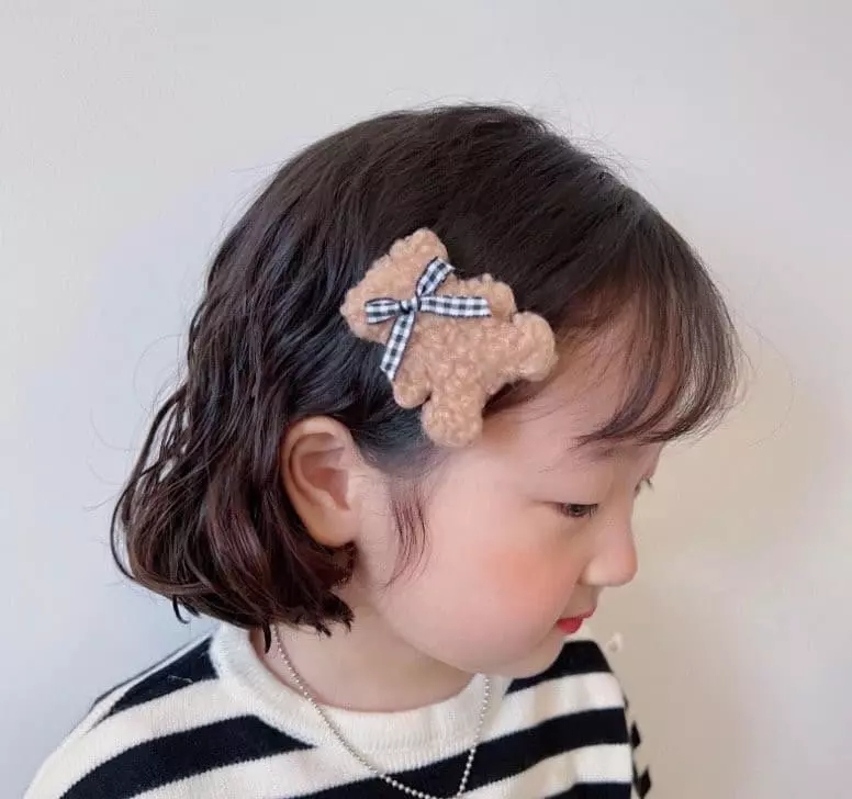 Miso - Korean Children Fashion - #childofig - Bear Bbogle Hairpin - 3