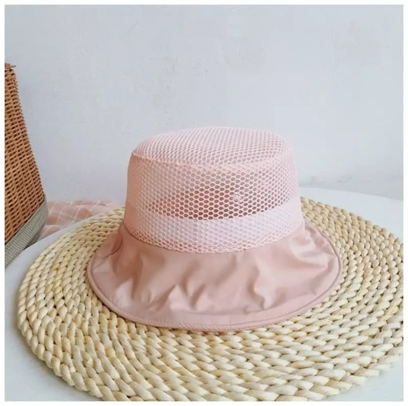 Miso - Korean Children Fashion - #childofig - Mesh Bucket Hat - 2