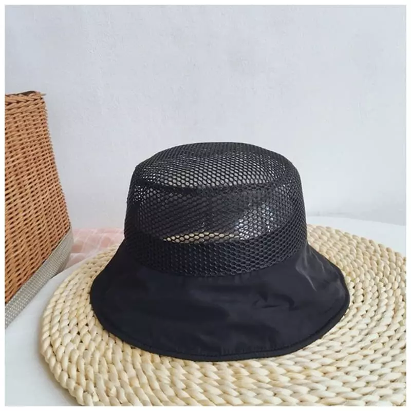 Miso - Korean Children Fashion - #childrensboutique - Mesh Bucket Hat - 3