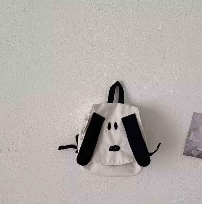 Miso - Korean Children Fashion - #designkidswear - White Dog Bag - 3