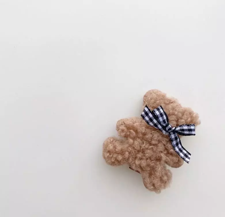 Miso - Korean Children Fashion - #designkidswear - Bear Bbogle Hairpin - 5