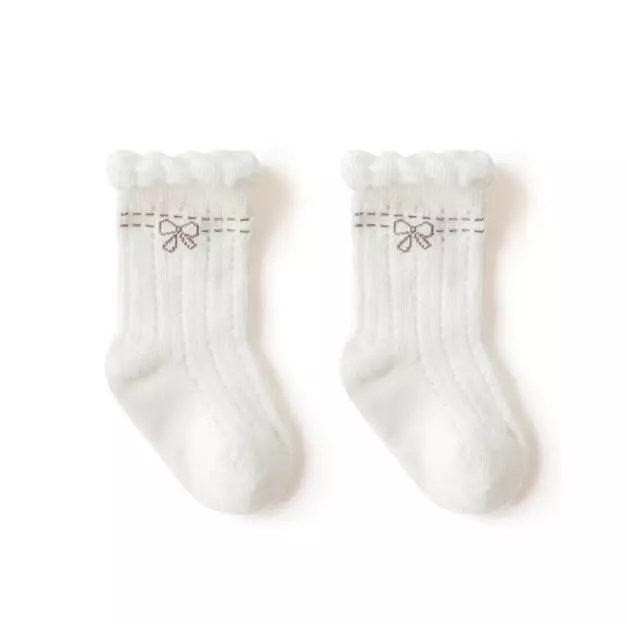 Miso - Korean Children Fashion - #designkidswear - Ribbon Socks - 2