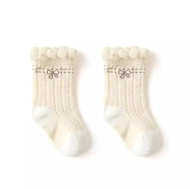 Miso - Korean Children Fashion - #discoveringself - Ribbon Socks - 3