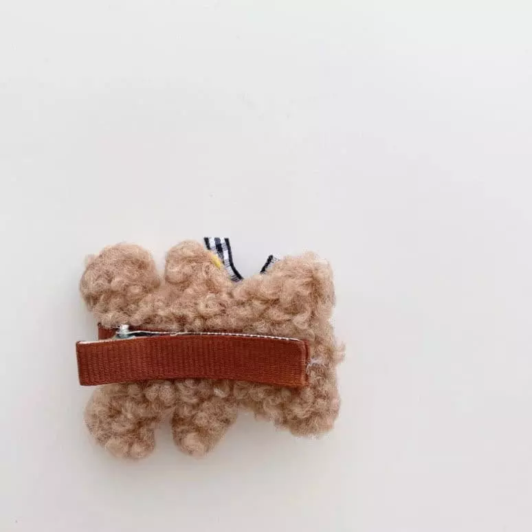 Miso - Korean Children Fashion - #fashionkids - Bear Bbogle Hairpin - 7