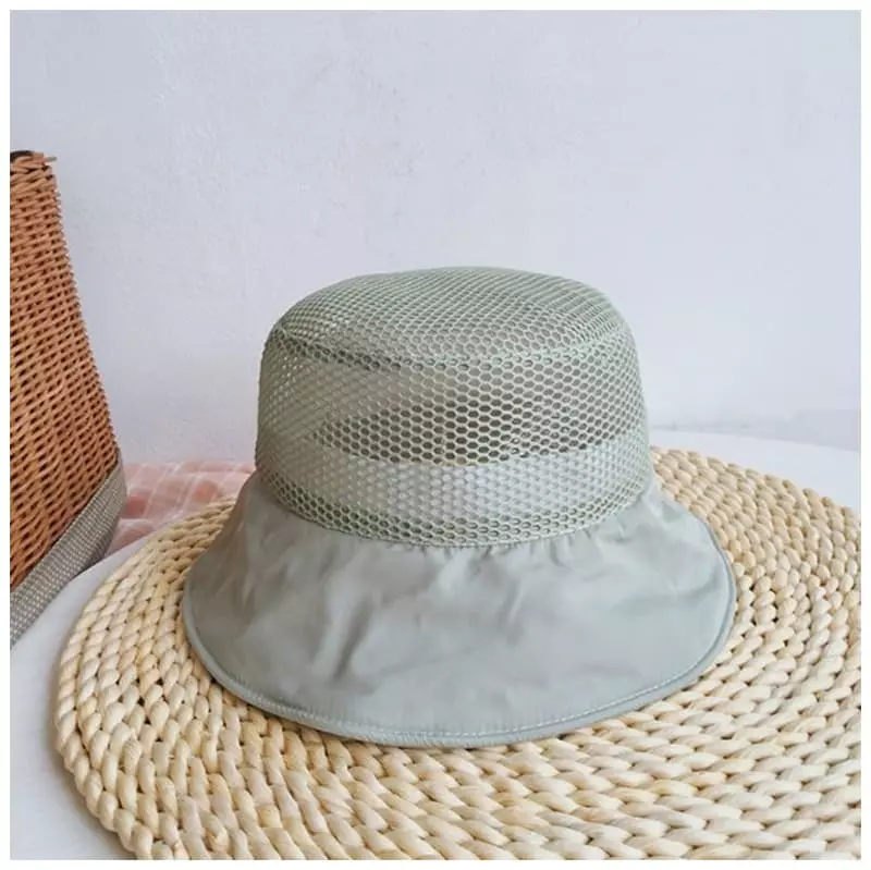 Miso - Korean Children Fashion - #fashionkids - Mesh Bucket Hat - 6