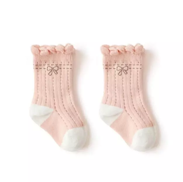 Miso - Korean Children Fashion - #discoveringself - Ribbon Socks - 4
