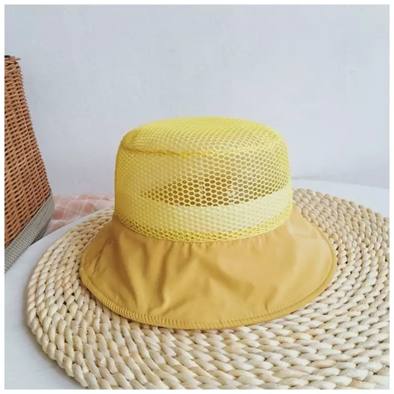 Miso - Korean Children Fashion - #kidsshorts - Mesh Bucket Hat - 7