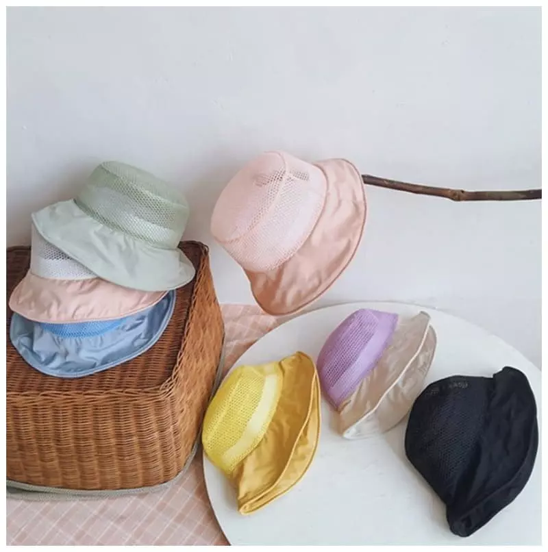 Miso - Korean Children Fashion - #littlefashionista - Mesh Bucket Hat - 11