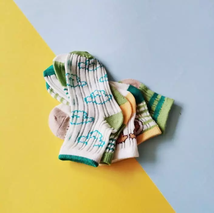 Miso - Korean Children Fashion - #magicofchildhood - Tori Green Socks Set - 3
