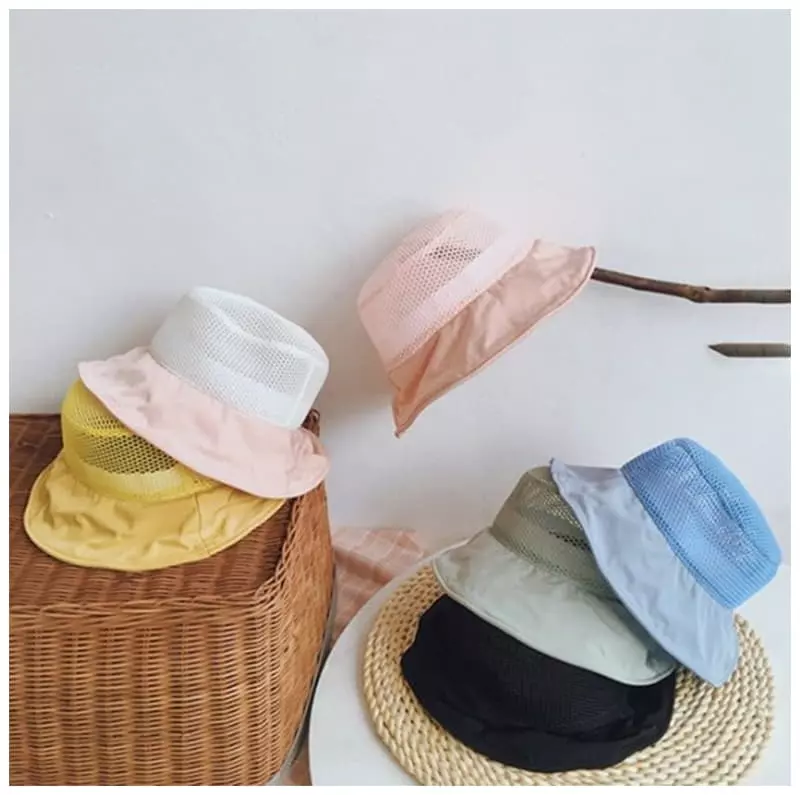 Miso - Korean Children Fashion - #magicofchildhood - Mesh Bucket Hat - 12