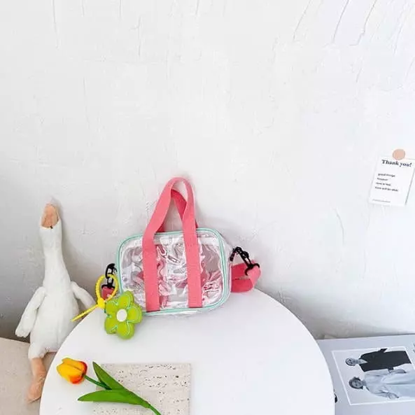 Miso - Korean Children Fashion - #minifashionista - White Cross Bag - 2