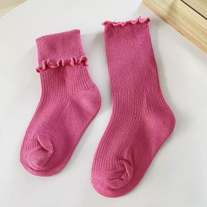 Miso - Korean Children Fashion - #prettylittlegirls - Twist Socks - 8