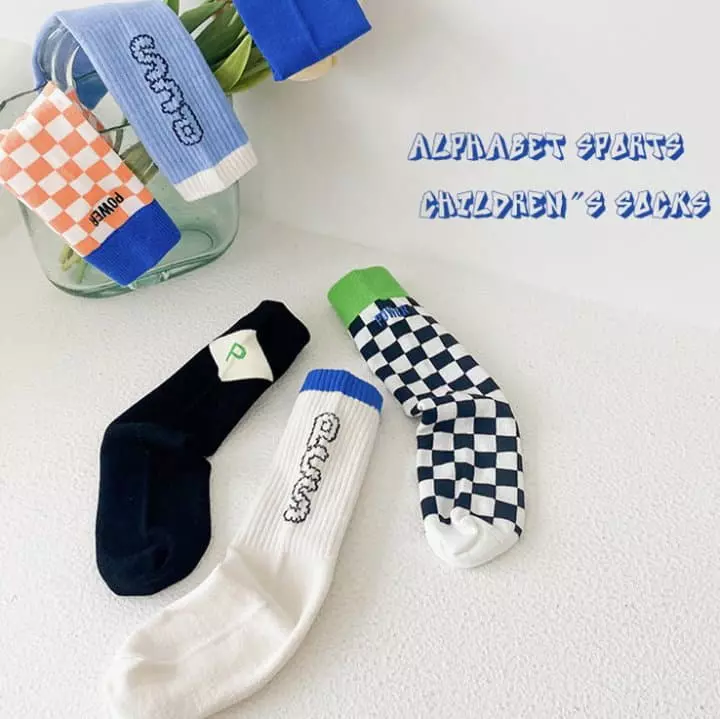 Miso - Korean Children Fashion - #prettylittlegirls - Replay Socks Set - 11