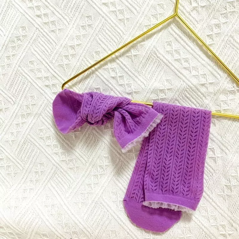 Miso - Korean Children Fashion - #stylishchildhood - Lace Neon Socks - 6
