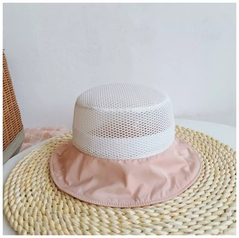 Miso - Korean Children Fashion - #stylishchildhood - Mesh Bucket Hat