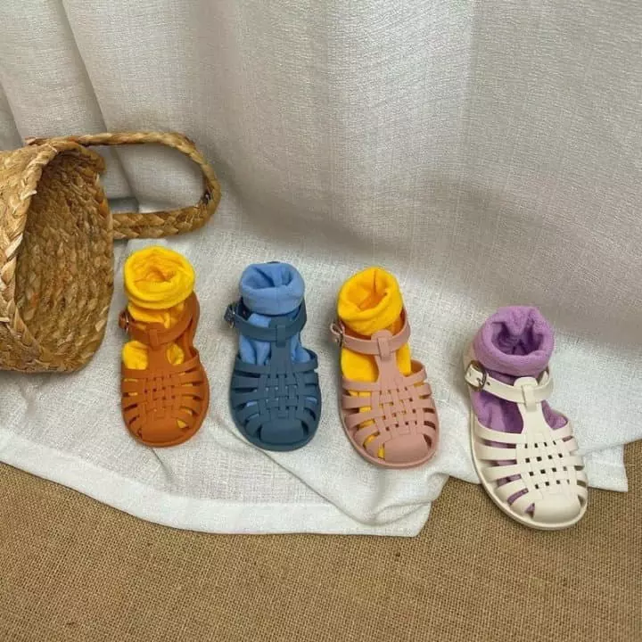 Miso - Korean Children Fashion - #todddlerfashion - Retro Jelly Sandals