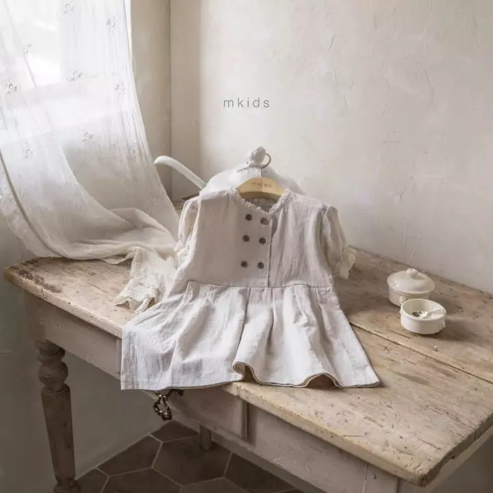 Mkids - Korean Baby Fashion - #babyboutiqueclothing - Double Lace One-piece - 2