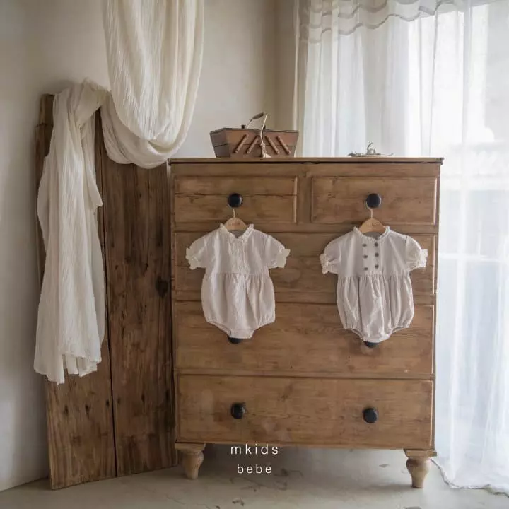Mkids - Korean Baby Fashion - #babyboutiqueclothing - Double Lace Bodysuit