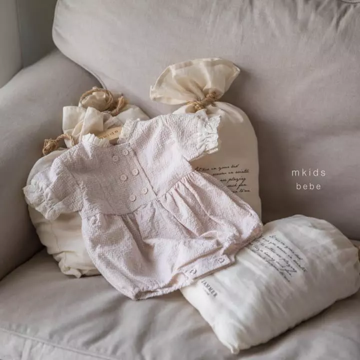 Mkids - Korean Baby Fashion - #babyfashion - Double Lace Bodysuit - 3