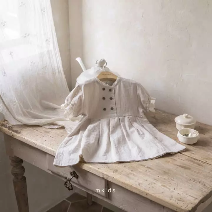 Mkids - Korean Baby Fashion - #babyfever - Double Lace One-piece - 5