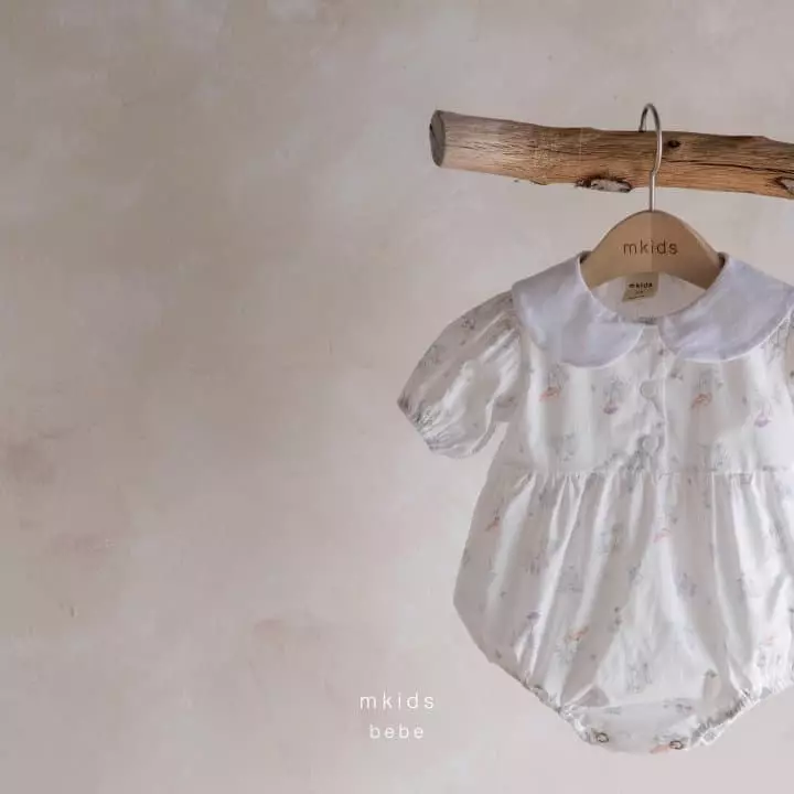 Mkids - Korean Baby Fashion - #babylifestyle - Summer Rabbit Bodysuit - 5