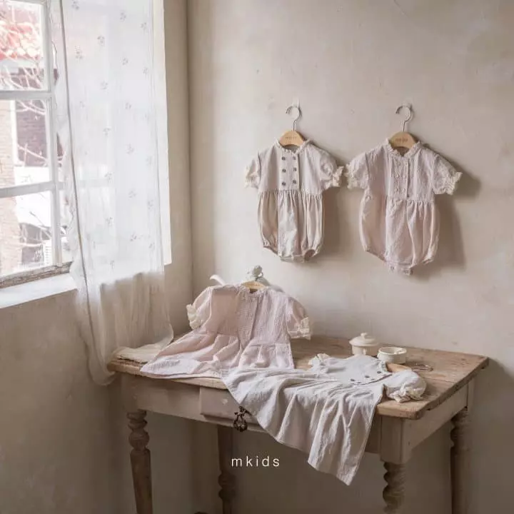 Mkids - Korean Baby Fashion - #babylifestyle - Double Lace Bodysuit - 6