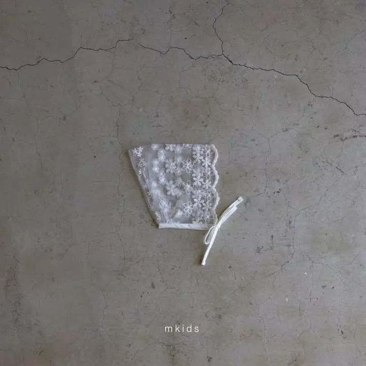 Mkids - Korean Baby Fashion - #babylifestyle - Elle Lace Bonnet - 5